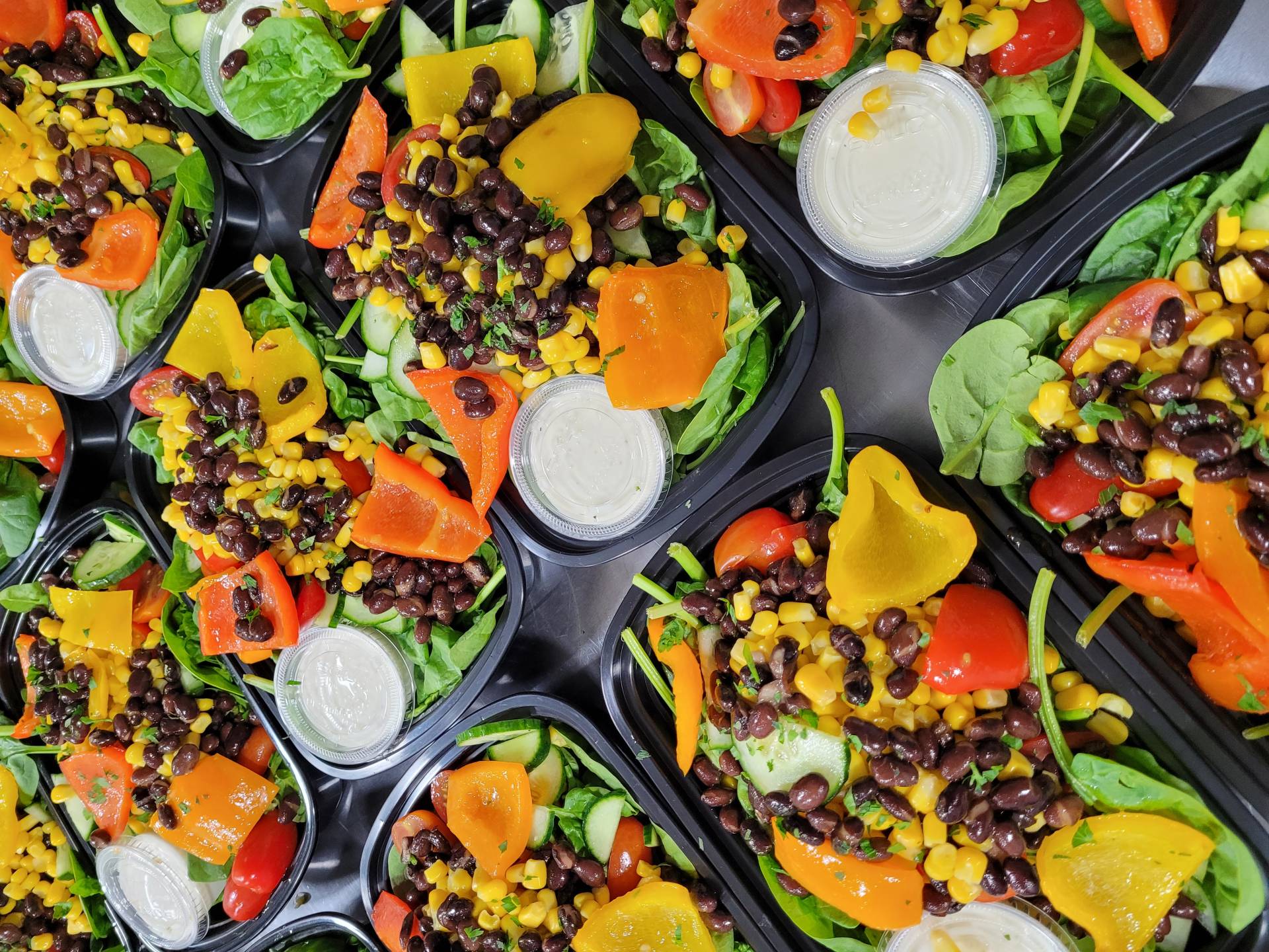 BBQ Black Bean Fiesta Salad