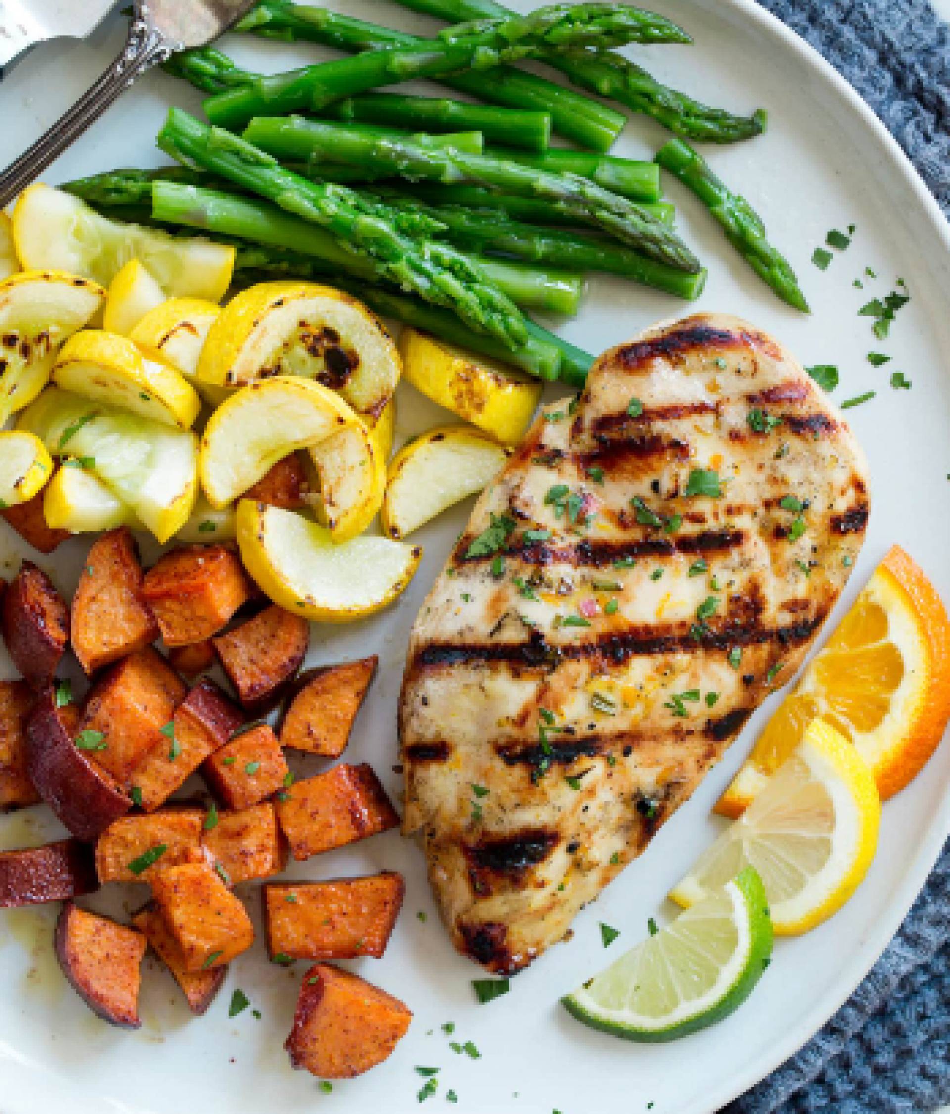 Honey Lime Chicken Breast with Roasted Potatoes (GF)