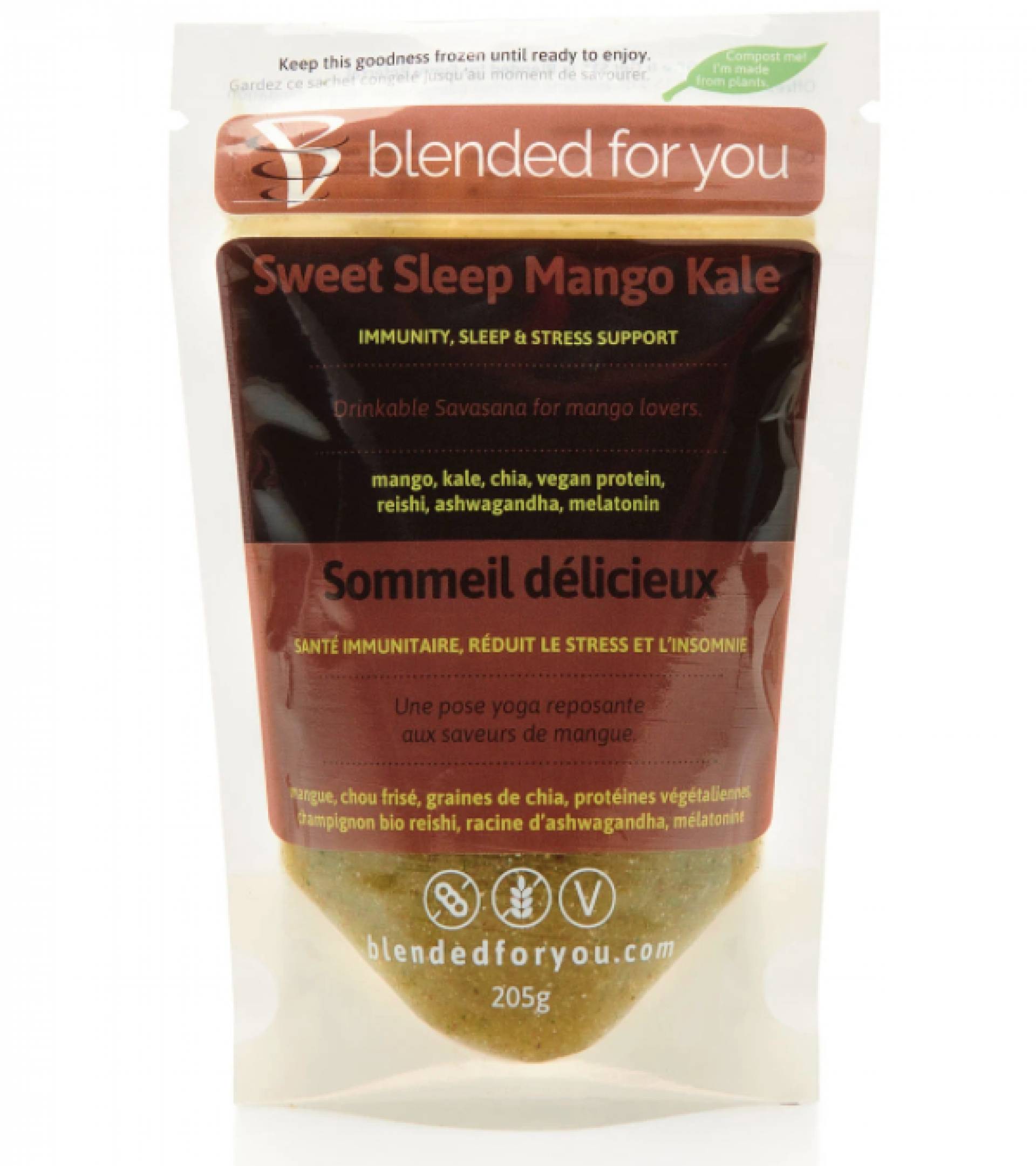 The Sweet Sleep Mango Kale Smoothie
