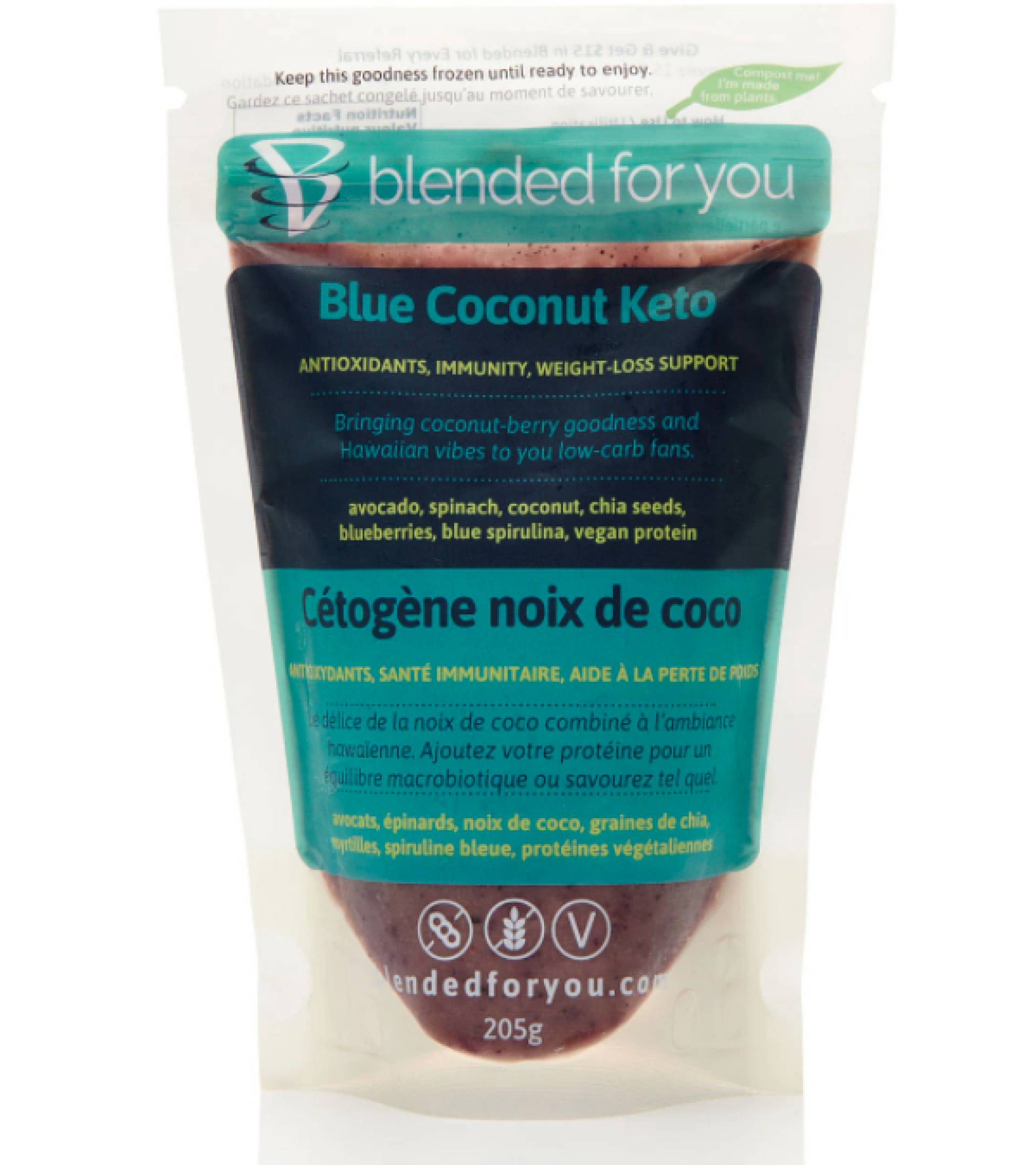 The Blue Coconut Keto Smoothie