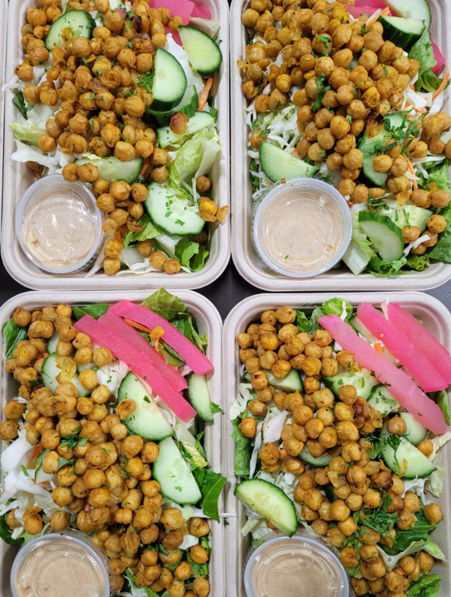 Chickpea Shawarma Salad