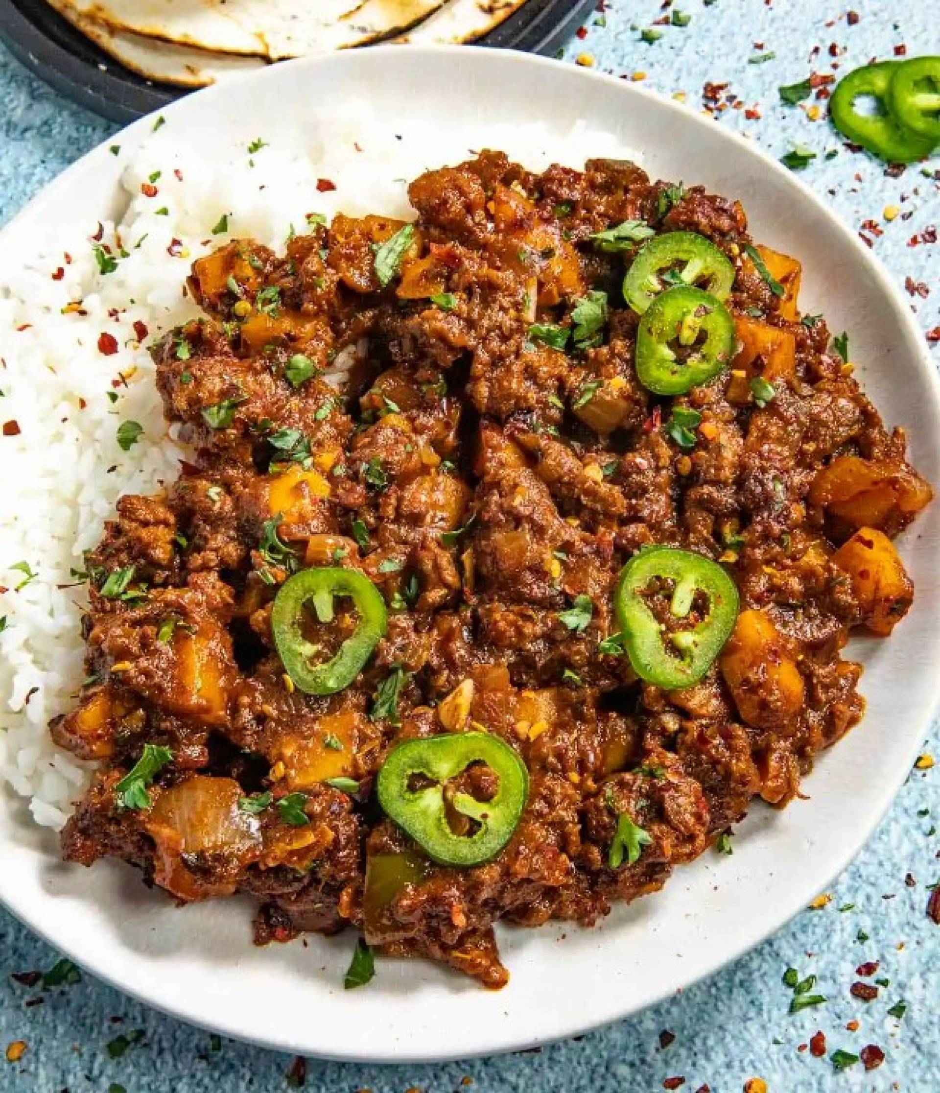 Mexican Style Chickpea Picadillo