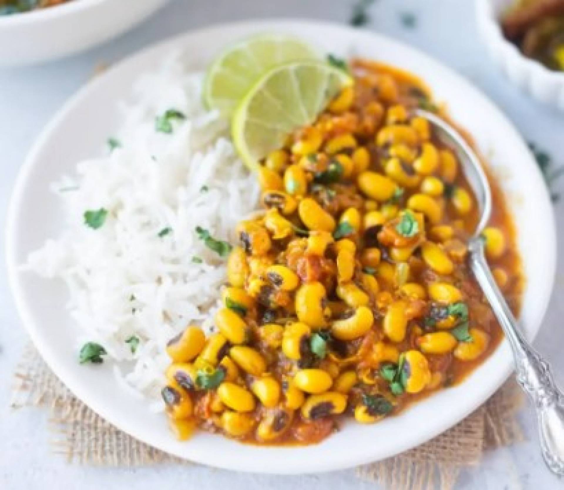 Indian Black Eyed Peas Curry