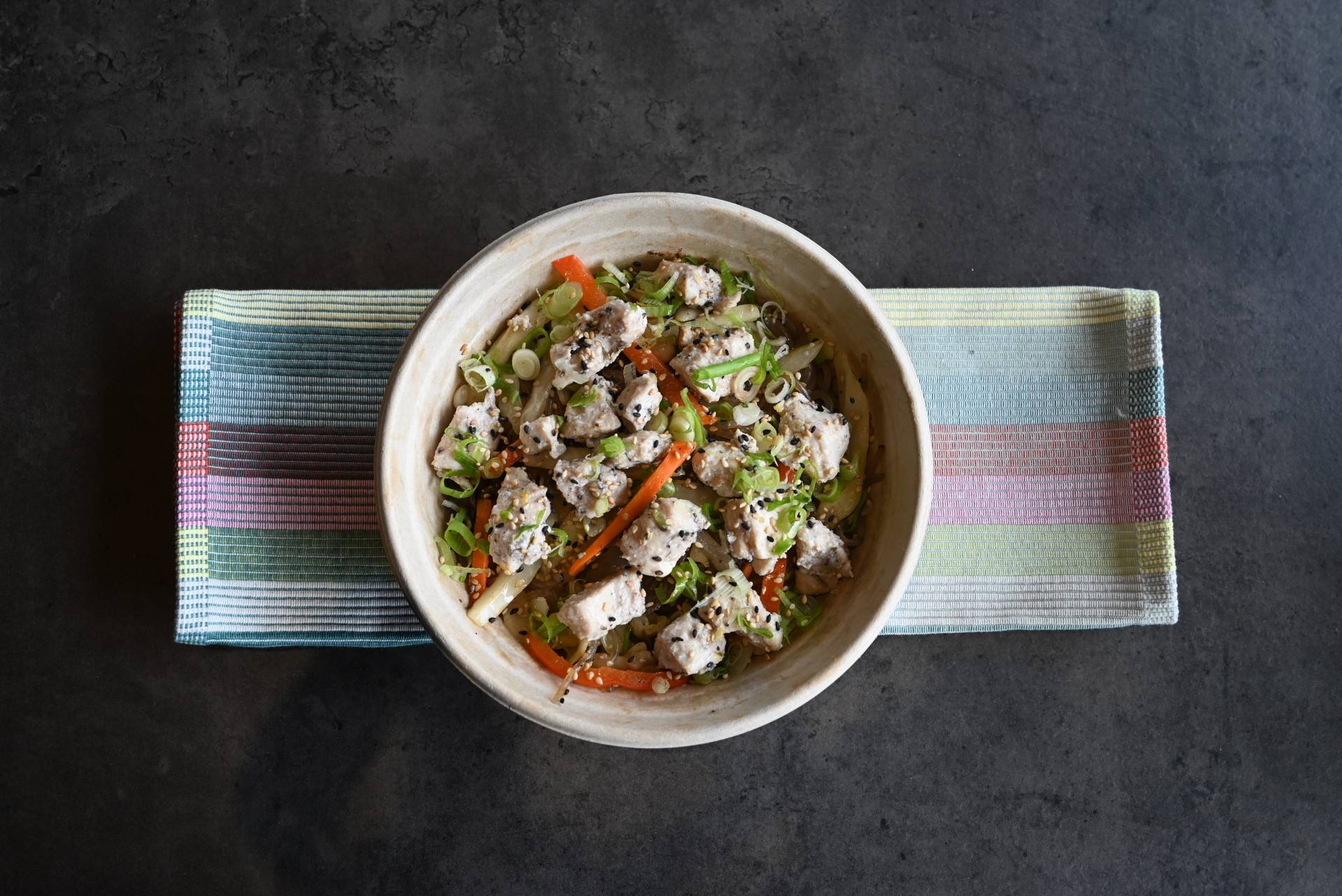 Korean Glass Noodles with Chicken (GF)