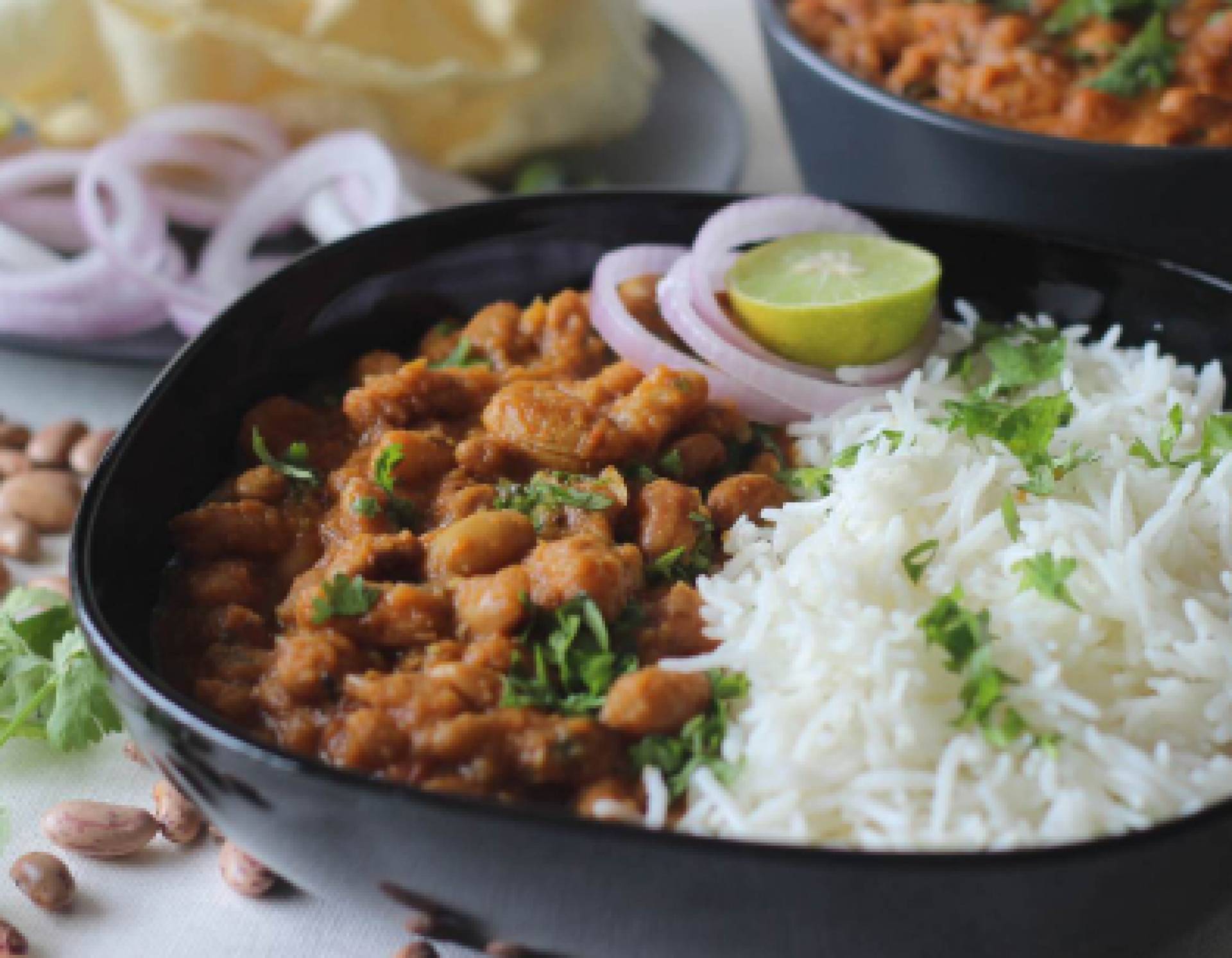 Indian Rajma Curry with Rice (GF)