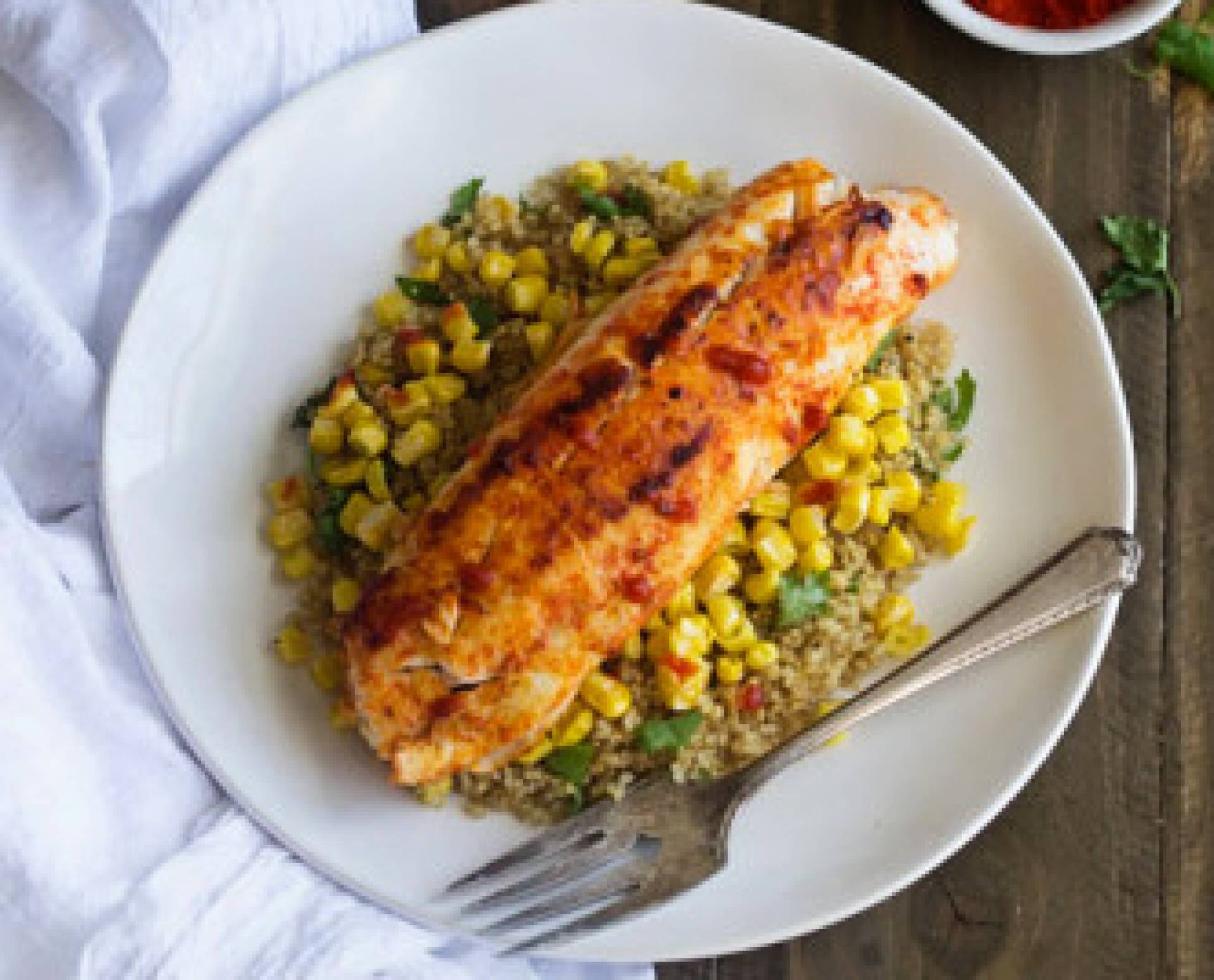 Cilantro Lime Tilapia with Roasted Potatoes (GF)