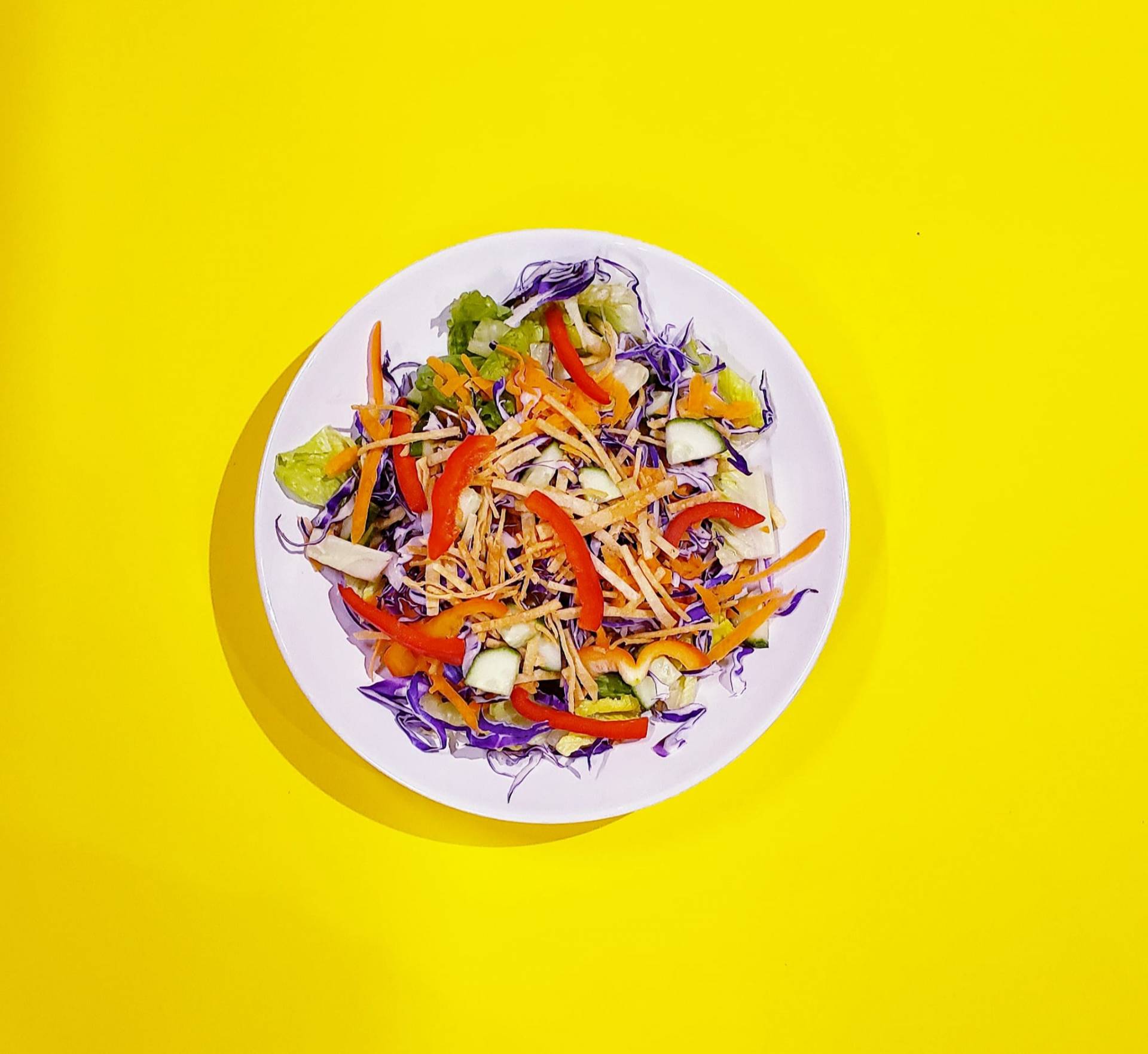 Asian Sesame Crunch Salad with Tofu