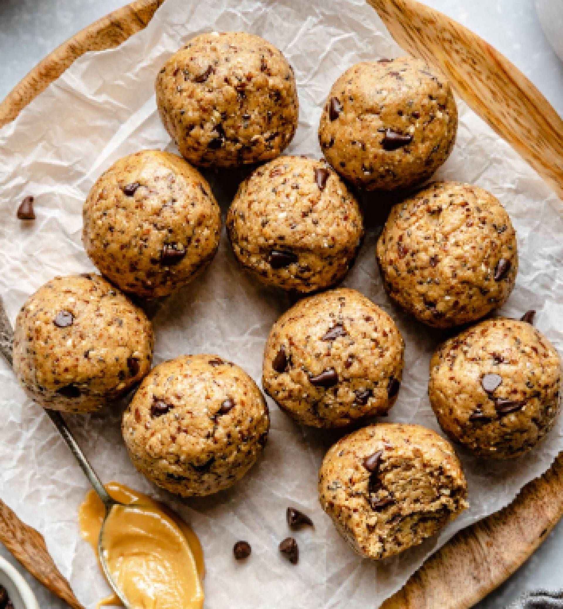 Coffee Chocolate Chip Protein Balls