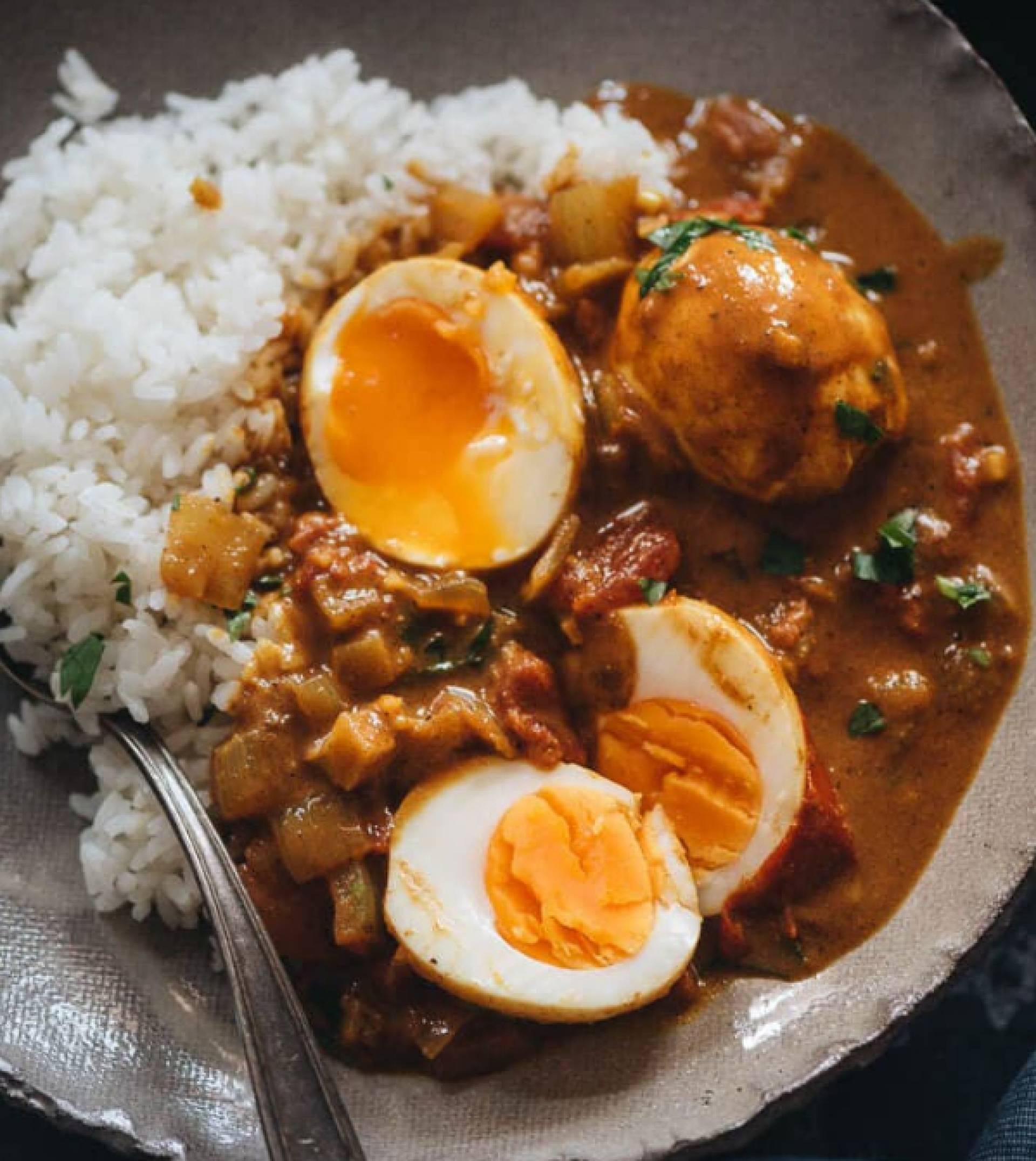 Indian Egg Curry with Basmati Rice (GF)
