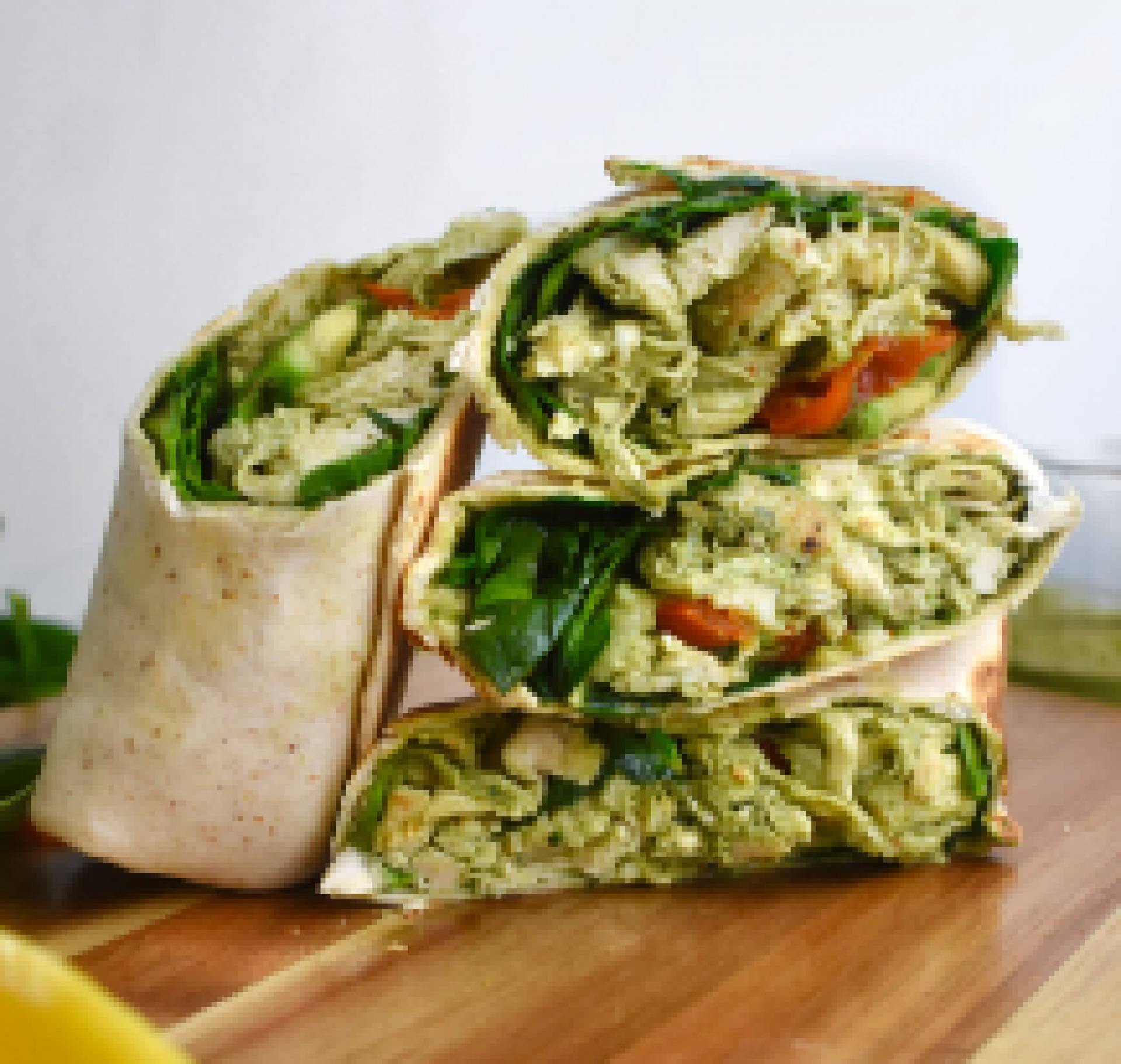 Pesto Chicken Wrap