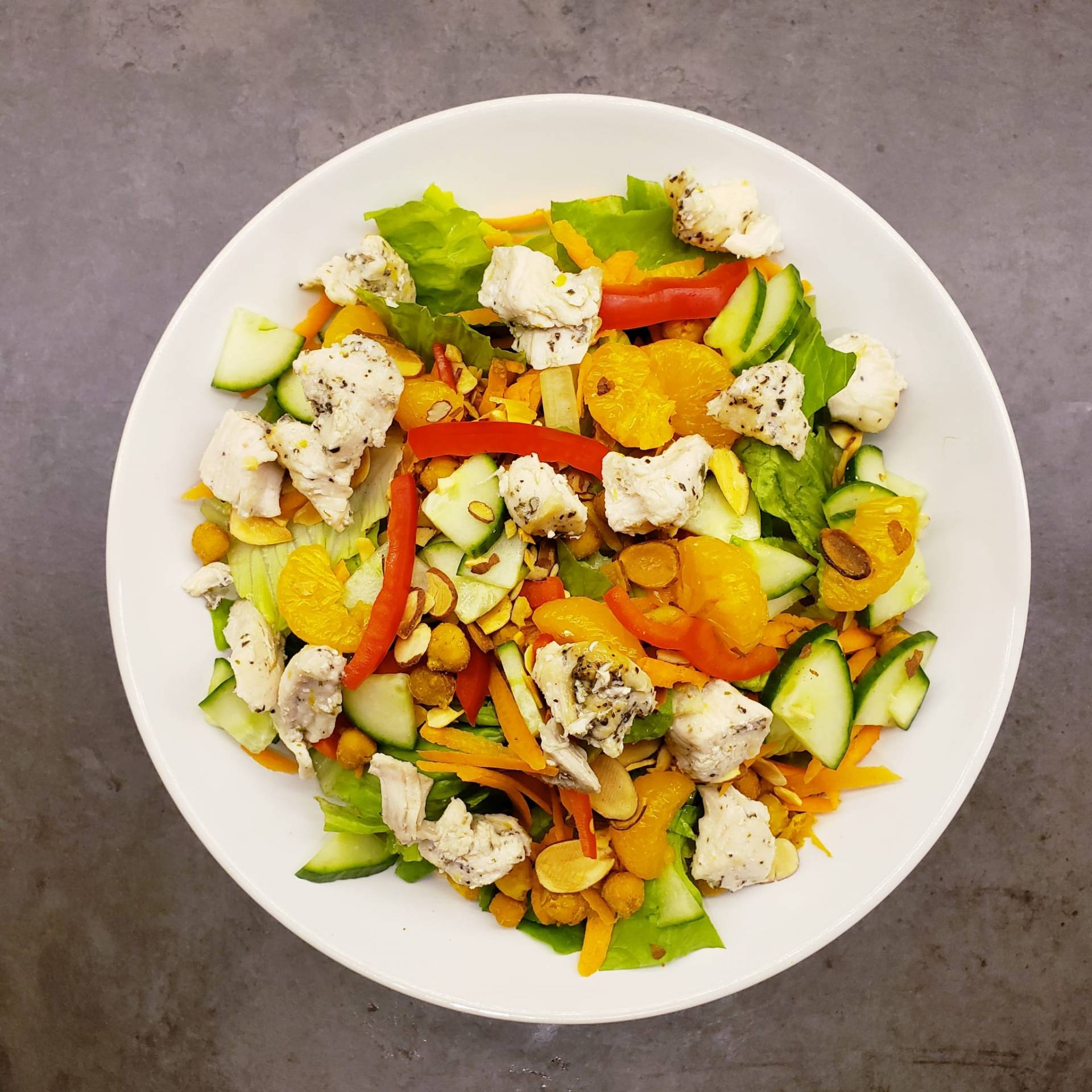 Moroccan Harissa Salad with Tofu