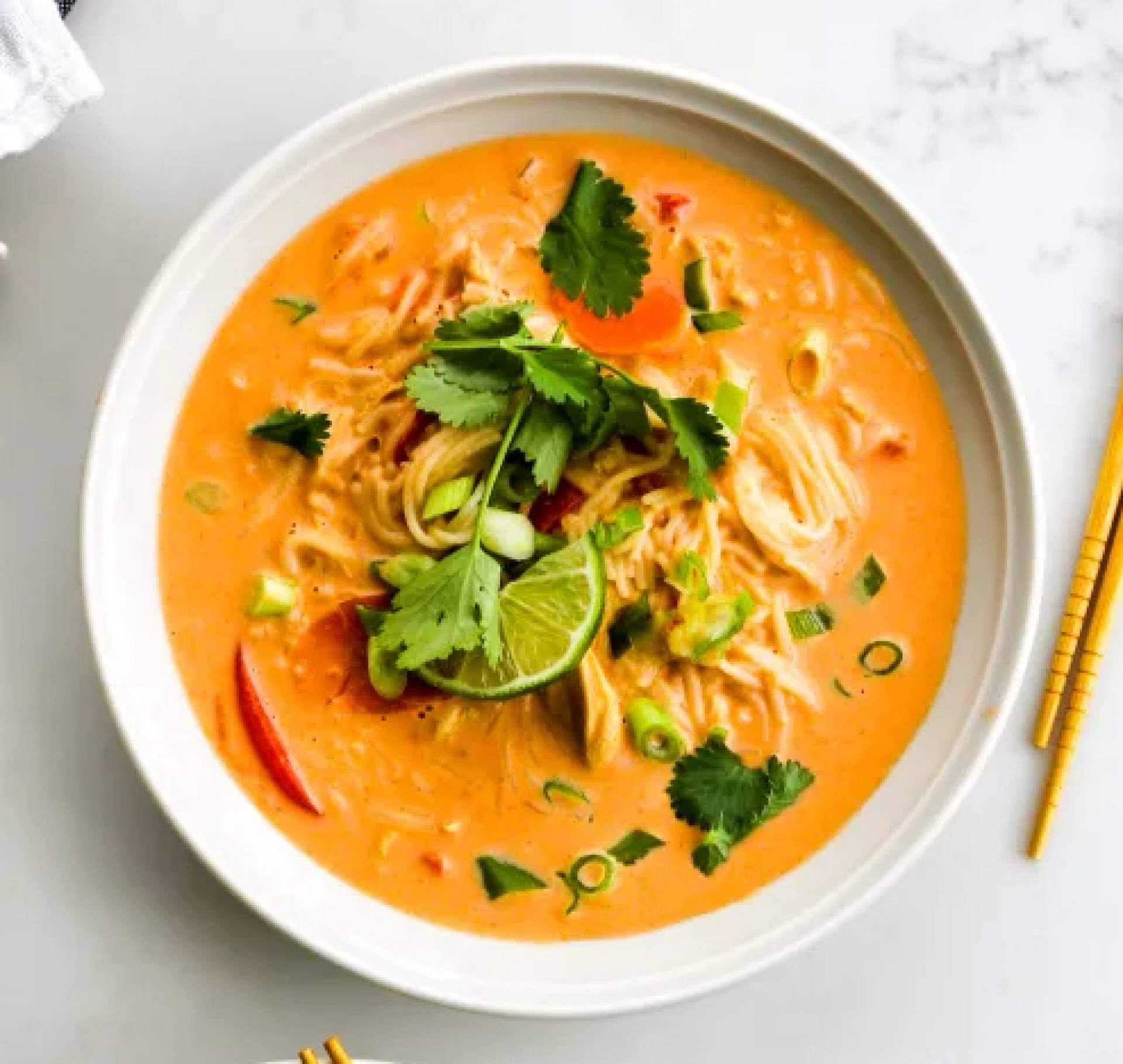 Chicken Red Thai Curry Soup