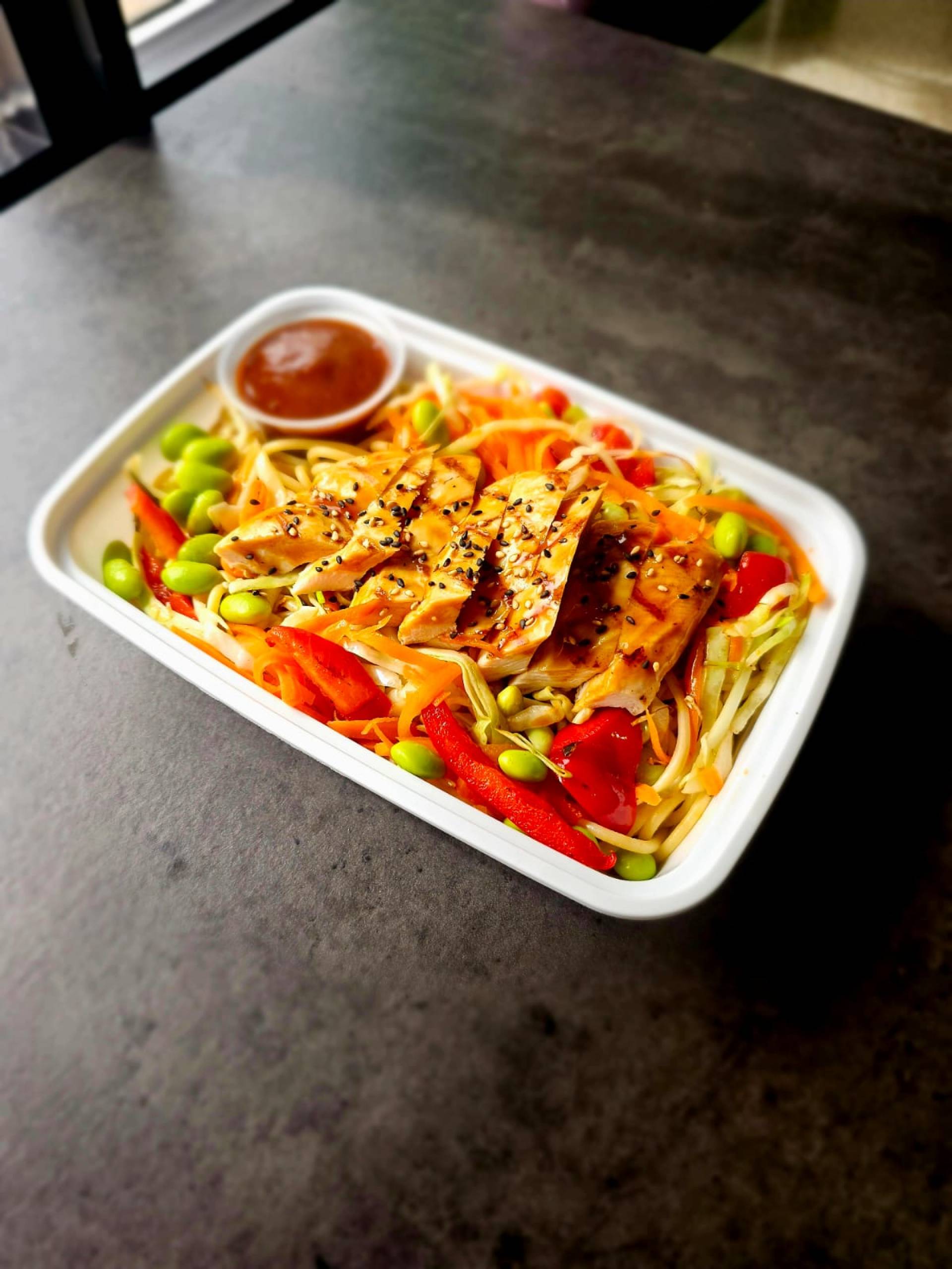 Chicken Satay with Noodles