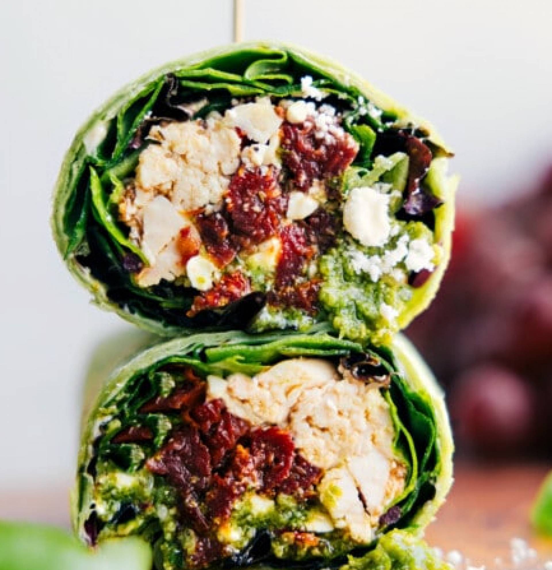 Mediterranean Chicken Wrap