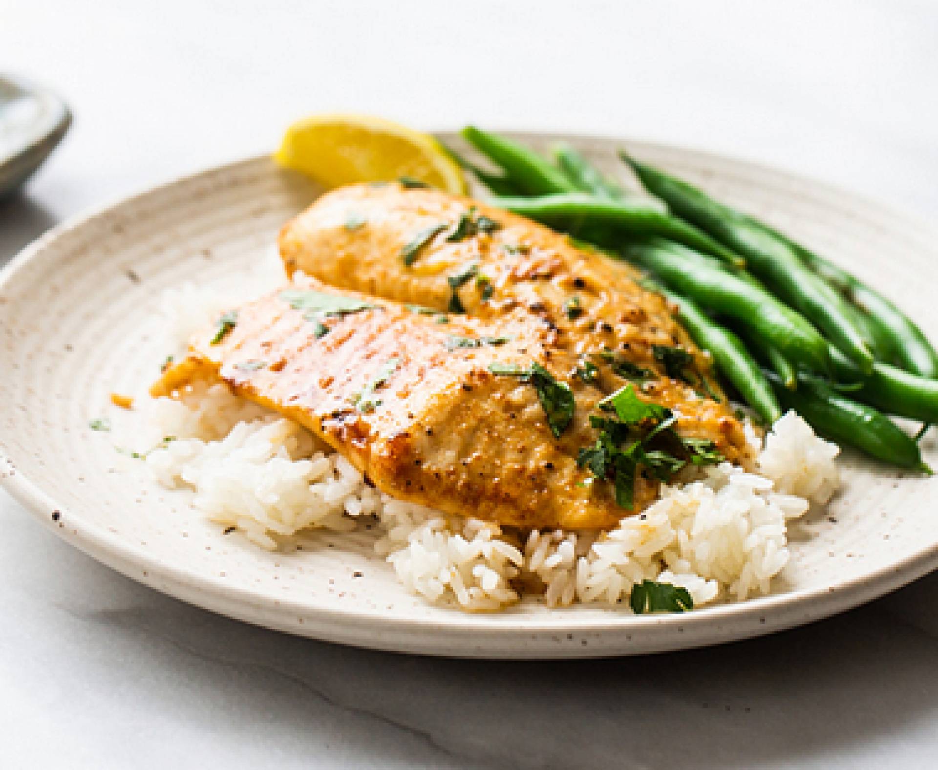 Simply Lemon Pepper Tilapia with Rice (GF)