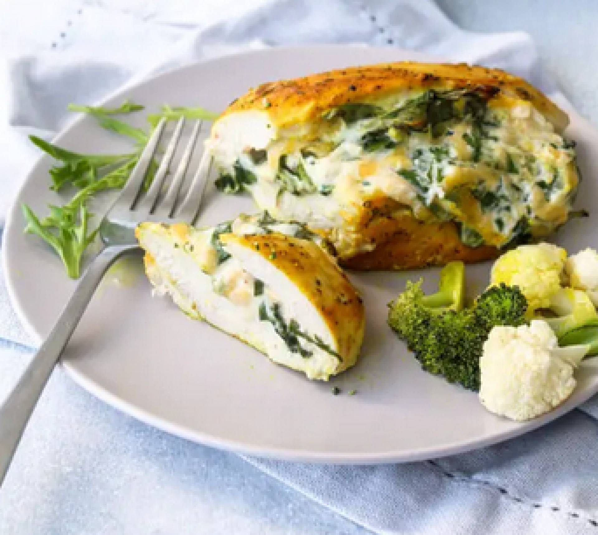 Cream Cheese & Spinach Stuffed Chicken Breast (GF)