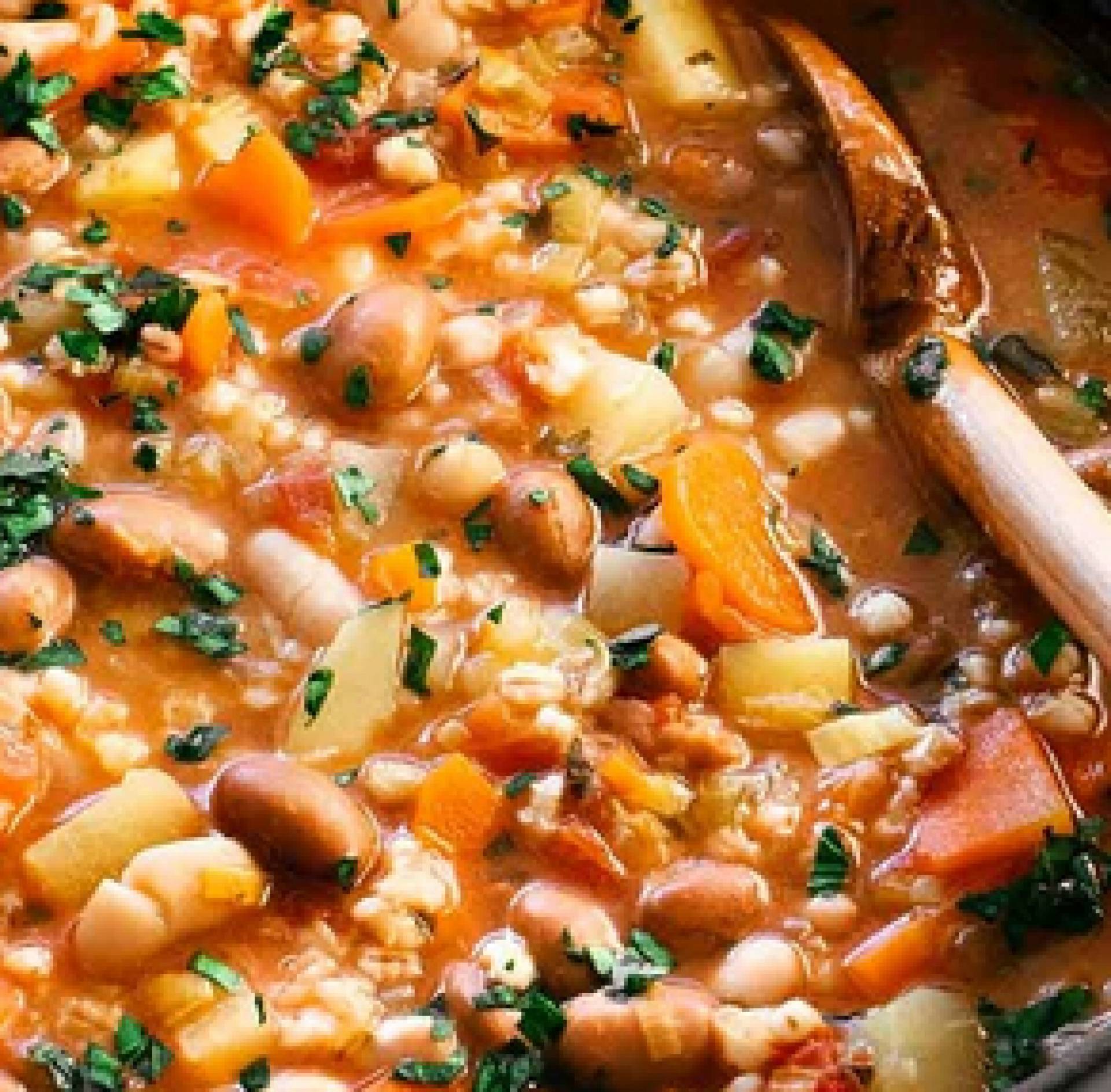 Bean & Barley Soup