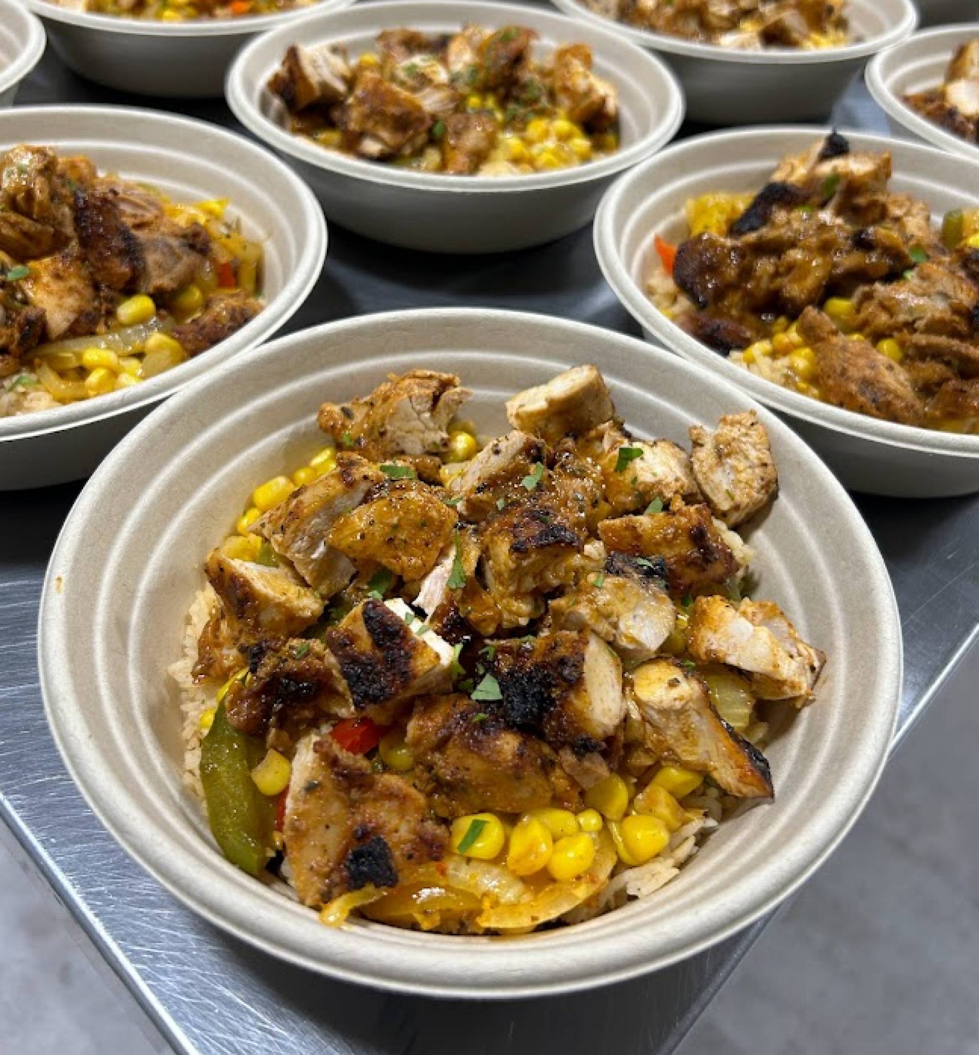 Fajita Chicken Thighs with Cajun Rice (GF) - Family Size