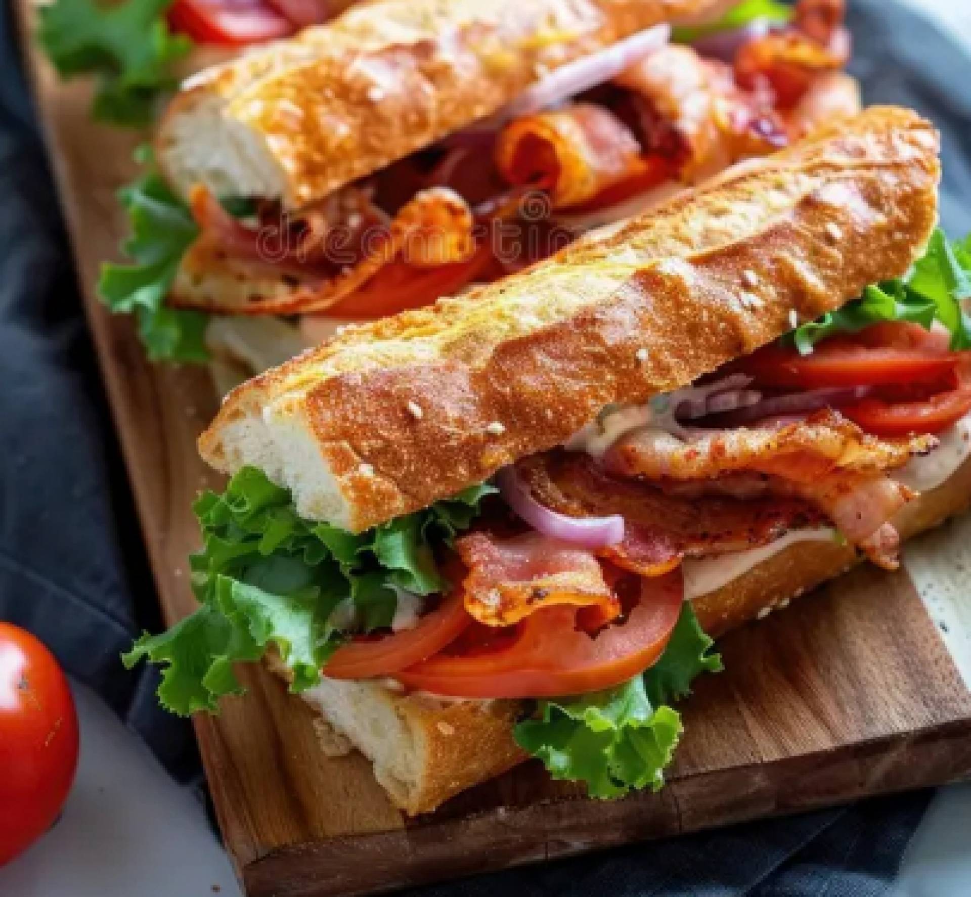 Crispy Chicken BLT Sandwich