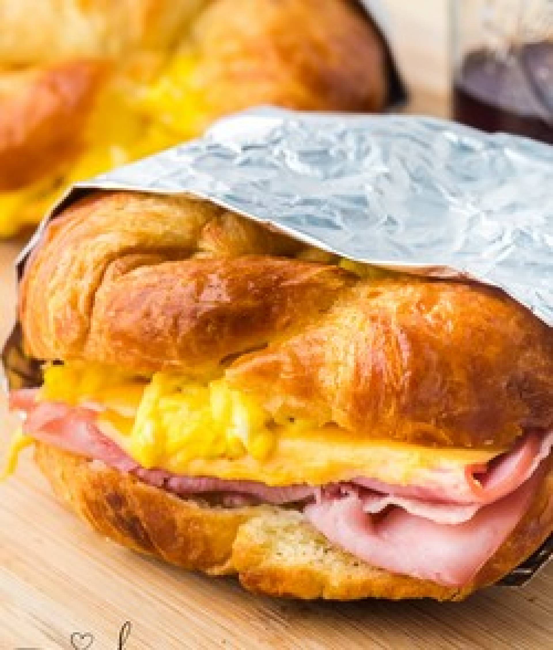 Breakfast Turkey & Egg Croissant
