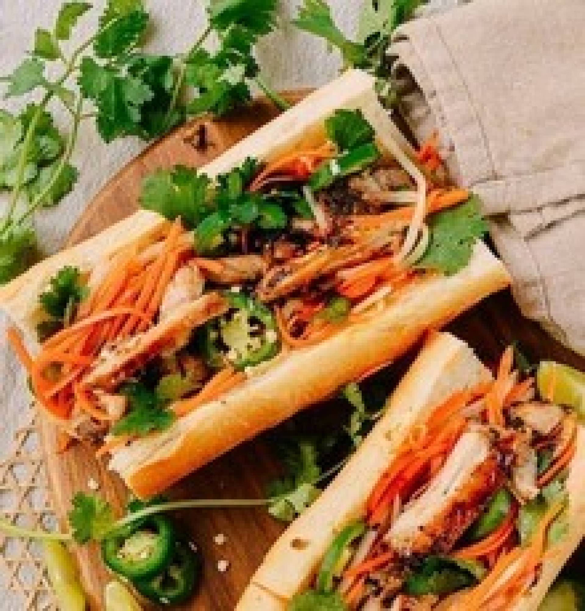 Chicken Banh Mi Sandwich