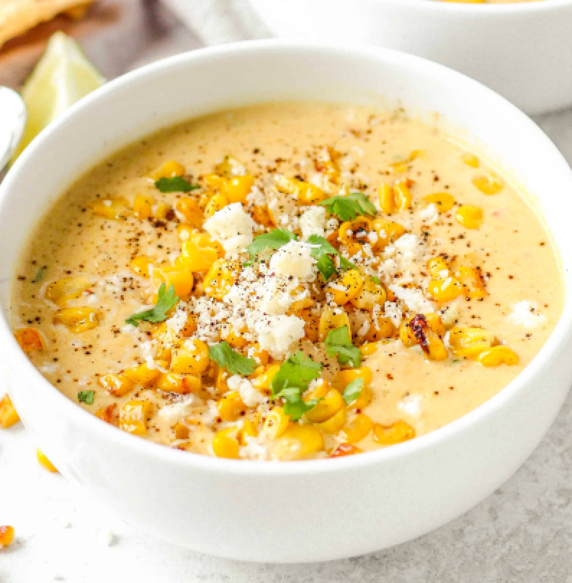 White Bean & Corn Chowder Soup